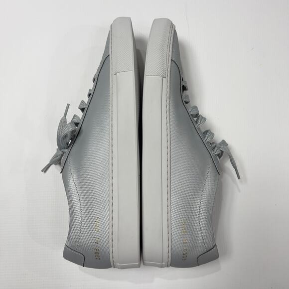 COMMON PROJECTS Achilles Low Top Tech Sneakers Silver Gray 2388 EU 42 US 9 Shoes - Picture 7 of 11